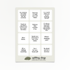 Uplifting | Variety Sheet | Quote Clings